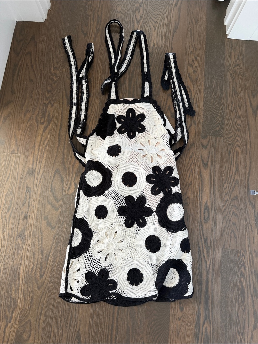 Show Me Your Mumu - happy halter mini dress in crochet